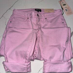 NYDJ Pink Lady Slim Straight Side Slit Jeans Curve 360 0 NWT